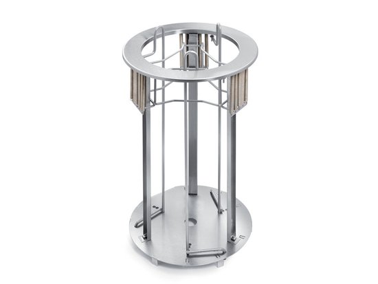neutral stainless steel dish elevator