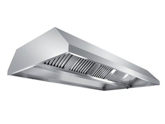 central exhaust hood er/1000 line, with motor and coil active filters