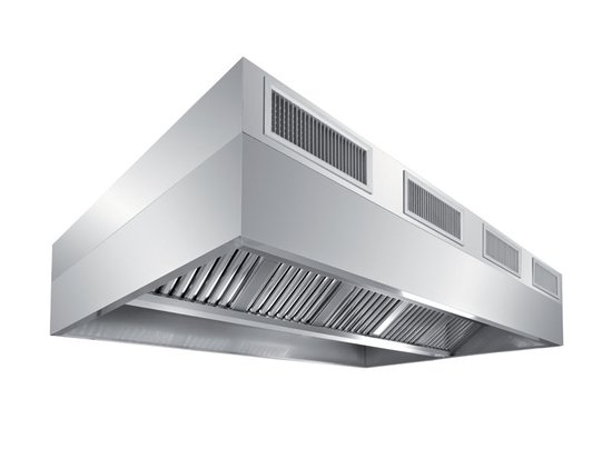 central exhaust hood with balanced air flux fb/5002 line