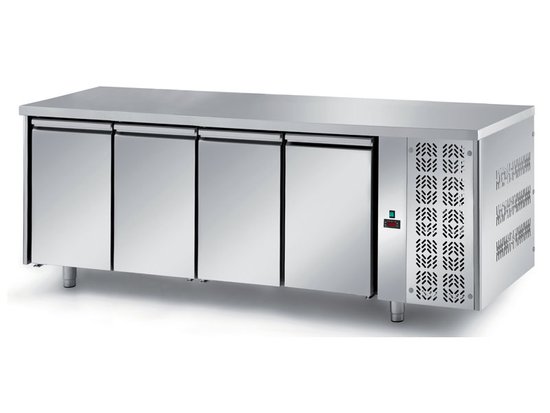 refrigerated ventilated tables with motor, 4 doors mod. fgn1