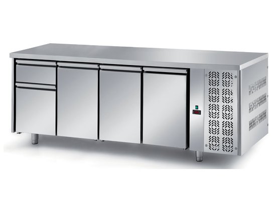 refrigerated ventilated tables with motor, 3 doors and 2 drawers mod. fgn7