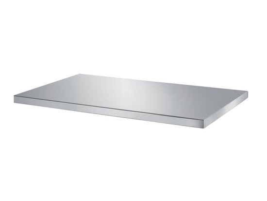 smooth shelf h 6 cm half-rounded corners on 2 fronts aisi 304 15/10