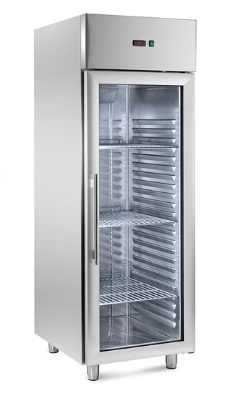 refrigerated ventilated cabinets with 1 glass door -18°/-22°c