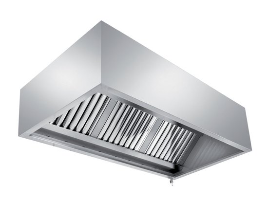 double skin wall exhaust hood with air supply without motor lg/5000 line