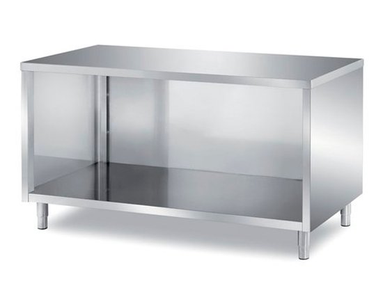 open cabinet tables