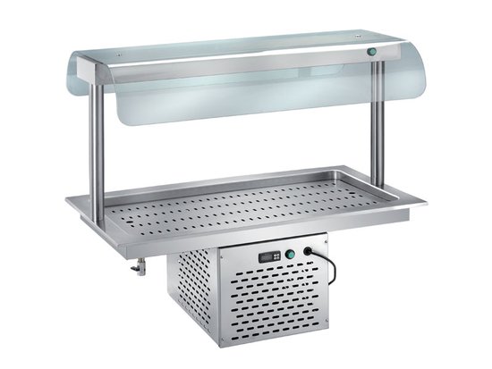 drop-in refrigerated basin h 30 mm  with overstructure
