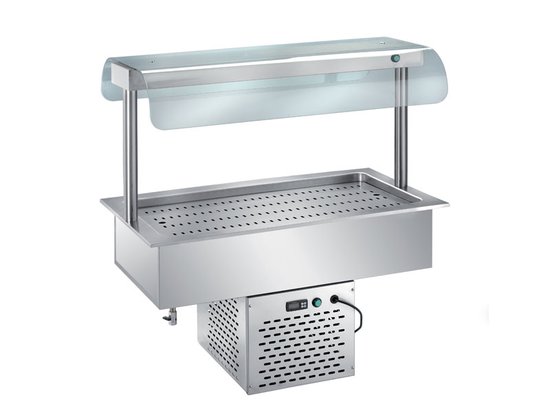 drop-in refrigerated basin h 200 mm  with overstructure