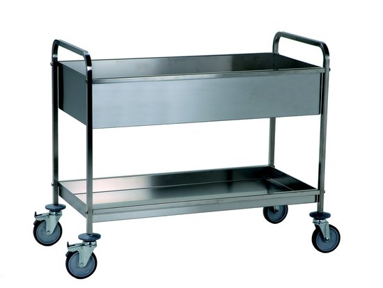trolley for differentianted collection, square tube