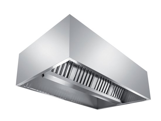 central cubic exhaust hood e/3000 line, with motor