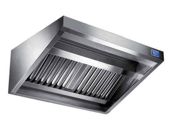 wall exhaust hood g/2000 with motor, light and digital control