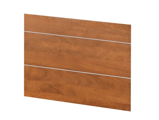 frontal panel in wood walnut colour
