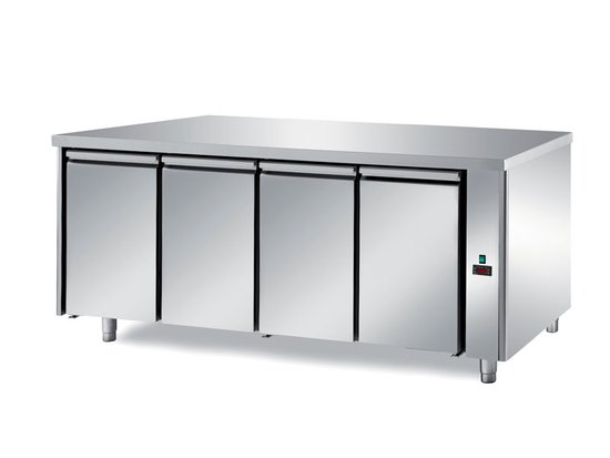 refrigerated ventilated tables with remote motor, 4 doors